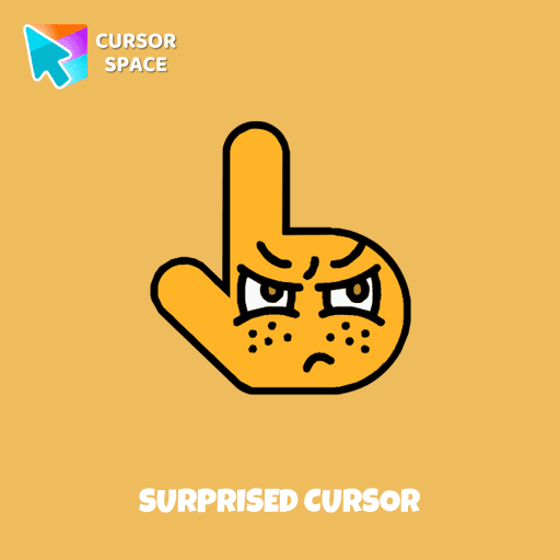 Surprised cursor pointer cursor